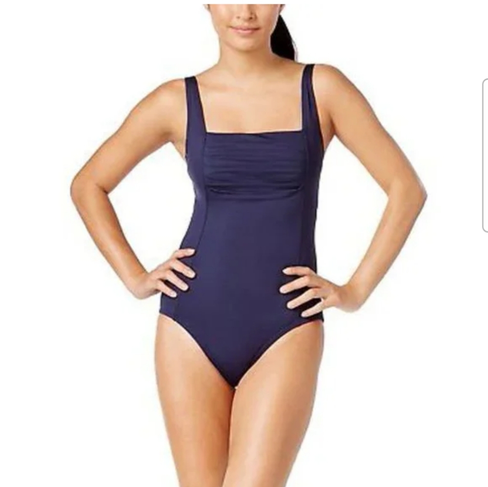 Calvin Klein Blue One Piece 💙 Swimsuit- EUC